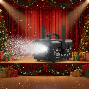 Machine à neige 800W avec télécommande sans fil, réservoir de 1L, équipement de scène intérieur/extérieur pour Noël - Product Image 2