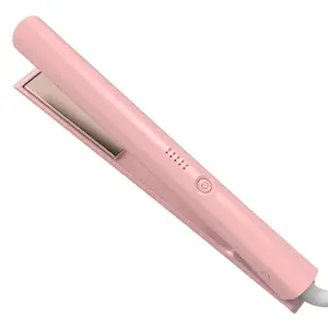 New Fashion PTC Heating Element Wholesale 2 in 1 Hair Straightener and Curler LED Display Hair Flat Iron