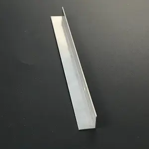 L-Form Edelstahl Extrusion profil mit poliertem Silber Finish für Fliesen Dekoration Bodenfliesen eine Fuß leiste