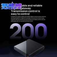 SQ Zigbee 3.0 Gateway Hub, Conexión Wifi y Ethernet para Kit de Hogar Inteligente, Compatible con 200 Dispositivos Zigbee, Red Zigbee Local