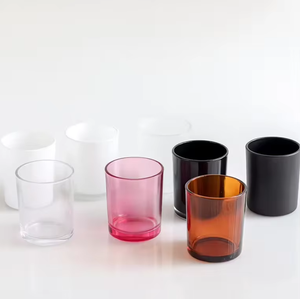 Venta al por Mayor de Frascos de Vidrio Reutilizables Resistentes al Calor con Forma de Botella de Vino, Color Verde Ámbar, Recipientes para Velas Aromáticas, Navidad - Product Image 3