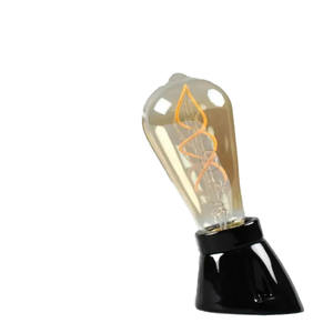 โคมไฟเซรามิกแบบ E27 สีดำ เหมาะสำหรับหลอดไฟมาตรฐาน ใช้ในงานตกแต่งและโครงการแสงสว่าง - Product Image 3