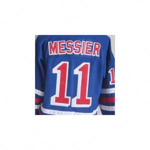 New York Ilya Sorokin Jersey hoki nasional bordir rumah biru - Product Image 5