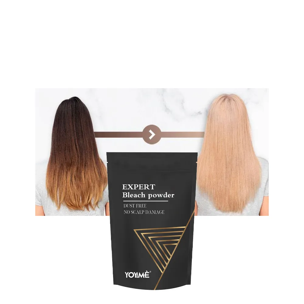 Hair color products argan oil dust free hair bleach permanent powder
