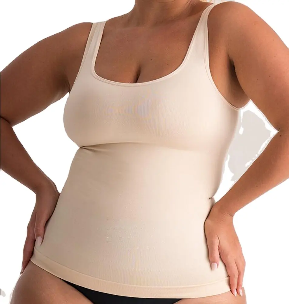 Hoàn hảo phù hợp với tất cả các ngày thoải mái Shapewear Yếm làm mịn nén cami Shaper liền mạch giảm béo Tank Tops cho phụ nữ