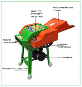 Nouvelle Hacheuse de Pailles de Riz et de Légumes <span class=keywords><strong>pour</strong></span> l'Alimentation Animale, Utilisation Jardin et Ferme, Mini Hacheuse de Fourrage Métallique - Product Image 6