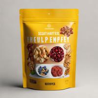 Bolsas Doypack de Aluminio y Plástico Personalizadas al por Mayor, con Cierre Hermético, Resistentes a la Humedad, Aptas para Alimentos, con Orificio para Colgar, para Macadamia