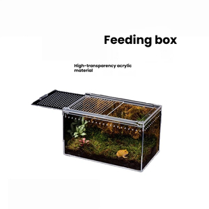 Terrarium pour reptiles en acrylique haute transparence, durable, écologique, moderne, empilable, avec porte frontale pour tarantule et gecko - Product Image 2