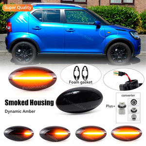 5 types de clignotants dynamiques LED feu de position latéral pour Suzuk <span class=keywords><strong>Jimmy</strong></span> Swift SX4 Vtarai Fiat Opel Vauxhall feux indicateurs séquentiels - Product Image 5