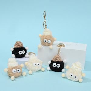 Porte-clés personnalisés en gros NC, porte-clés promotionnels, porte-clés de luxe avec fermoir mousqueton, porte-clés en peluche monstre mignon, porte-clés pompon - Product Image 4