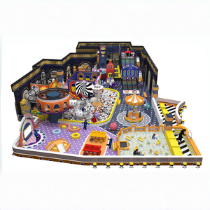 Customized Designed Commercial <b>Indoor</b> Soft Playground Equipment Ball Pit <b>Slides</b> Area for Kids Children's Soft Play Center - Product Image 1
