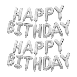 Cina all'ingrosso festa 18 pollici lettera di buon compleanno elio Folie Ballonnen aria riempita di palloncini di decorazione per feste - Product Image 5