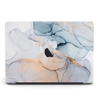 Housse rigide pour ordinateur portable en marbre imprimé UV personnalisé à quantité minimale de commande bas pour MacBook Pro 14"