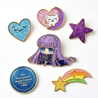 Fabricant de Pins en Émail Scintillants Personnalisés, Badges de Revers en Métal Personnalisés, Cadeaux Promotionnels Brillants de Haute Qualité, Usine de Fabrication de Pins