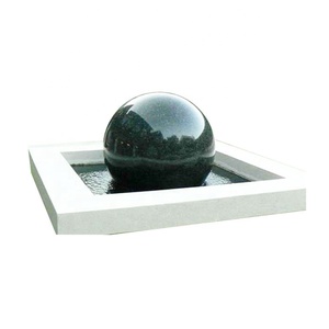 Fuente de paisaje de cascada de bola rodante de granito negro - Product Image 1