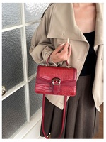 Sac bandoulière en cuir PU pour femme 2026 Nouveauté, Sac à main chic de créateur, Sac de luxe tendance pour le quotidien