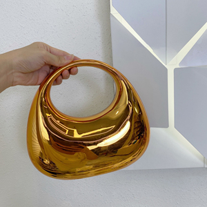 Borsa a tracolla in acrilico dorato colorato moda 2025 da donna borsa da sera traboccante da donna borsa da festa nuziale <span class=keywords><strong>Chic</strong></span> da donna - Product Image 1