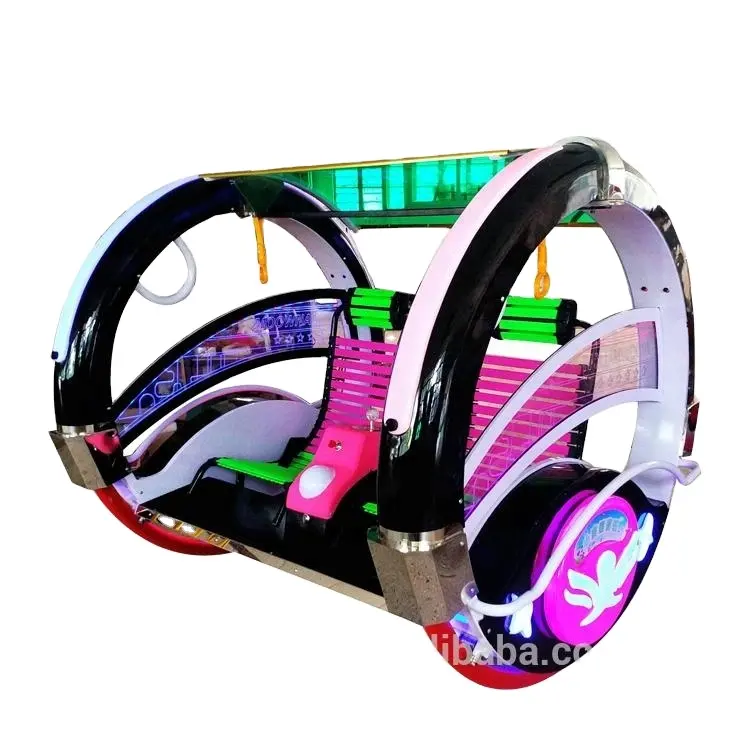 Aire de jeux intérieure personnalisée de haute qualité avec capacité pour enfants Happy Rolling Car Amusement Ride