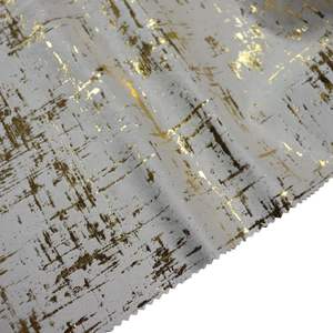 Tissu de canapé en velours avec estampage à chaud et bronzage, prix au mètre - Product Image 5