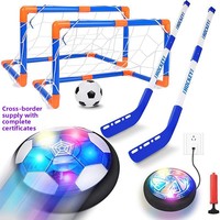 Balón de Fútbol Levitante para Niños, con Música y Luces, Doble Portería, Juguete Interactivo para Interiores, Venta al Por Mayor