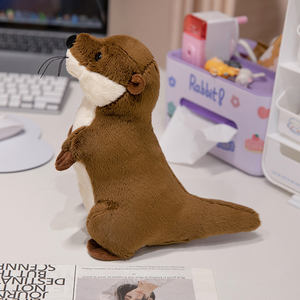 ขายร้อนหายใจตุ๊กตาสัตว์ของเล่น Meerkat นอนนกกระจอกตุ๊กตาของเล่นสําหรับเด็ก - Product Image 5