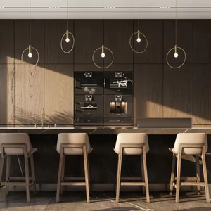 Gabinetes de Cocina de Mármol de Lujo Europeos, Diseño Moderno, Juego de Comedor Ecológico para Espacios de Cocina de Hoteles y Restaurantes - Product Image 6