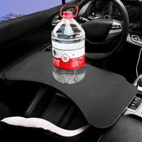 Plateau de voiture Plateau en plastique Table de voiture Plateau de volant de voiture Accessoires de conducteur Bureau de tour Table de nourriture et de boisson Compatible avec Tesla bmw