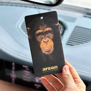 Deodorante per auto in carta personalizzata a lunga durata <span class=keywords><strong>profumo</strong></span> fresco pantera nera Design profumi di lusso appeso deodorante <span class=keywords><strong>profumo</strong></span> per auto - Product Image 4