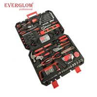 Ensemble d'outils manuels tout-en-un de qualité professionnelle de 158 pièces, kit d'outils pour la maison, avec boîte à outils en plastique, outils pour électriciens, pour cadeau