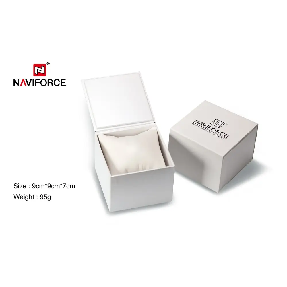 Naviforce Kotak Jam Tangan NAVIFORCE, Arloji Asli NVAIFORCE, Akan Dijual dengan Kotak Naviforce Jam Tangan. Tidak Dijual Terpisah