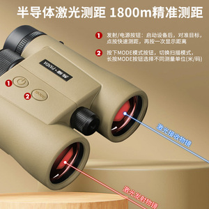 Panda Laser Rangefinder 1800m Precision Measurement Outdoor Distance Height Surveying Tool - Product Image 1