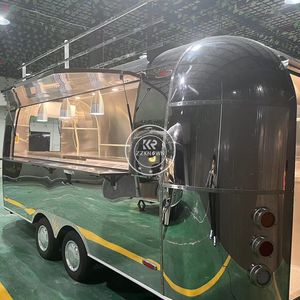 2025 Mobile <b>Food</b> <b>Trucks</b> For <b>Sale</b> New Fast <b>Food</b> <b>Truck</b> Trailer <b>Food</b> Cart Mobile Catering Trailer with Full Kitchen - Product Image 3