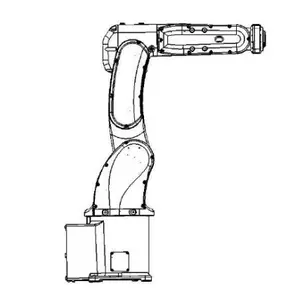 Carico utile ad alta velocità 7KG braccio robotico industriale a 6 assi