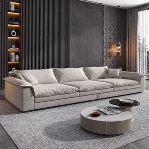 Juego de sofás de sala de estar de estilo moderno al por mayor, <span class=keywords><strong>muebles</strong></span> de apartamento pequeños de hotel de tela, sofá de 3 plazas, sofá de tela - Product Image 4