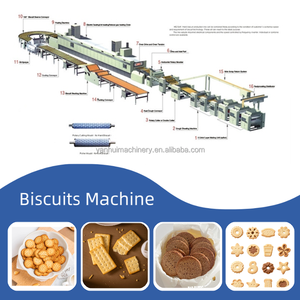 Machines de fabrication de produits de boulangerie pour la production de biscuits durs et mous avec <span class=keywords><strong>four</strong></span> tunnel électrique, ligne de production de craquelins au <span class=keywords><strong>bicarbonate</strong></span> de soude - Product Image 2
