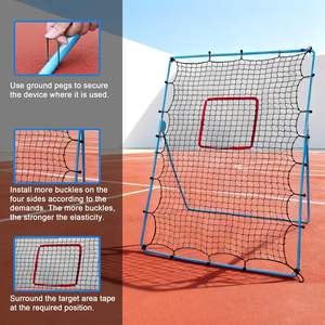 Red de Rebote para Béisbol |   Compañero de Práctica de Lanzamiento para Entrenamiento Profesional y Amateur, Ajusta los Ángulos, Voleibol - Product Image 3