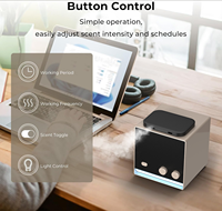 Diffuseur intelligent en aluminium de luxe, vente en gros directe d'usine, diffuseur d'huiles essentielles à double pompe Bluetooth/WiFi
