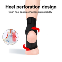 SHIWEI-3064 # Logo personnalisé Compression Respirant Cheville Sangle Wrap pour Sport Protection