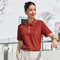 Polo pour le personnel de la réception d'hôtel, couture d'épaule extra renforcée, OEM