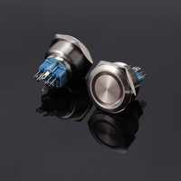 Interrupteurs à bouton-poussoir LED en métal CMP 30 mm