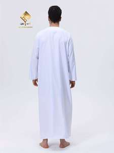 2025 : Dernière collection de robes arabes pour hommes en tissu doux anti-boulochage, haut de gamme, mode marocaine, manches longues, élégantes et magnifiques - Product Image 2