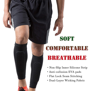 <span class=keywords><strong>Parastinchi</strong></span> di calcio di protezione regolabile all'ingrosso con maniche di compressione - Product Image 3