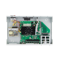 Routeur pare-feu industriel Shineman 1U en rack, blanc, Intel Core i7-4700MQ 3,4 GHz, 6 ports LAN + 2 ports SFP+ 10 Gbe, carte réseau fibre 50 Gbe