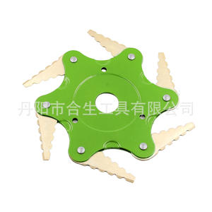 Lame rotative Mr Drill de 25,4 mm en acier au manganèse pour tondeuse à gazon, pour meuleuse d'angle, rouge - Product Image 2