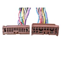 Ensemble de connecteurs marron d'origine 1318917-6 & 179678-6 pour amplificateur Bose Nissan Teana