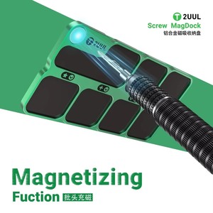 Plateau de rangement pour vis 2uul ST95 avec coussin anti-roulement pour iPhone, <span class=keywords><strong>Samsung</strong></span>, tablette, <span class=keywords><strong>téléphone</strong></span> portable, plateau pour vis, outils de <span class=keywords><strong>réparation</strong></span> - Product Image 4