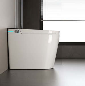 WC intelligent moderne à commande vocale par résonance AI, siphon S, 4L, siège chauffant en céramique, lumière nocturne LED, économie d'eau, fonction <span class=keywords><strong>de</strong></span> double chasse d'eau, silencieux - Product Image 3