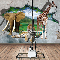 Imprimante murale UV en métal pour papier peint mural en verre à effet 3D vertical