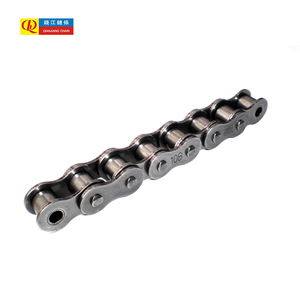 Chaîne à rouleaux série <span class=keywords><strong>B</strong></span> 10B en acier 40Mn certifiée ISO9001, vente directe usine QJ, pour transmission agricole et industrielle de précision - Product Image 1