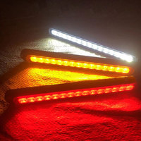 Feux de Travail Super Lumineux 15 LED Étanche pour Remorque, Bus, Camion – Feux de Délimitation Ultra Mince à LED Clignotants pour Jantes – Feux Latéraux de Camion